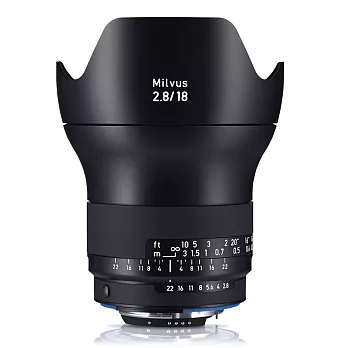 (公司貨)蔡司 Zeiss Milvus 2.8/18 ZF.2 For Nikon