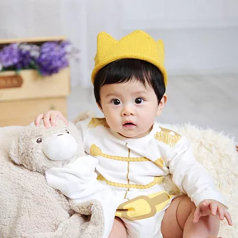 [日安朵朵]男嬰連身衣 - MIT白馬王子(長袖)(不含皇冠)18M米白