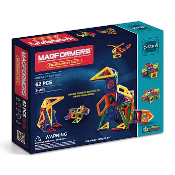 【Magformers 磁性建構片】設計家62pcs ACT05985