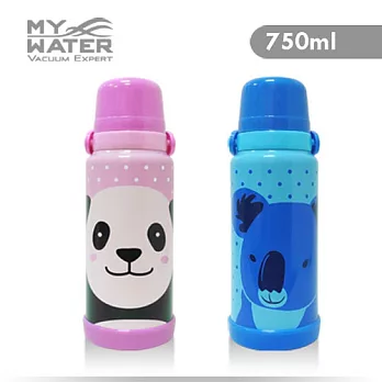 MY WATER淘氣熊保溫瓶 750ml 2色可選貓熊