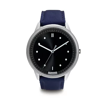 HYPERGRAND手錶 - 02基本款系列 - 銀黑錶盤x藍色飛行員
