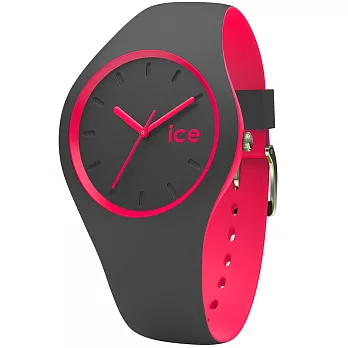 【Ice-Watch】玩色系列 炫彩新時尚手錶 (深灰/桃紅 IWDUO.APK.U.S.16)