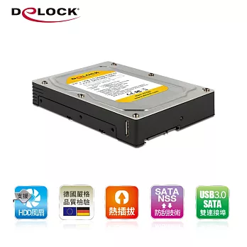 Delock 2.5吋免工具直插USB 3.0硬碟轉接模組－47225