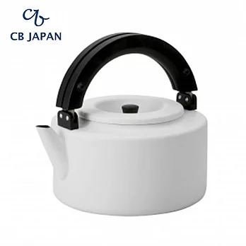 CB Japan 北歐系列琺瑯泡茶兩用壺-紳士白