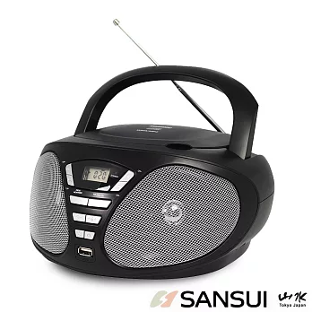 SANSUI山水CD/FM/USB/AUX手提式音響(SB-U36)送國(台)語音樂CD一片