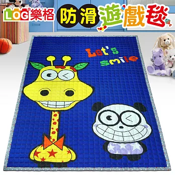 LOG樂格 防滑遊戲毯 -微笑長頸鹿 (200x150cmx厚1.5cm) (爬行墊/野餐墊/止滑墊/保潔墊)