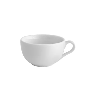 日本 ORIGAMI 摺紙咖啡陶瓷 拿鐵杯 414ml白色