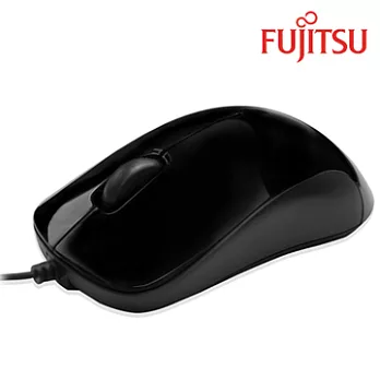 FUJITSU富士通USB有線光學滑鼠黑色