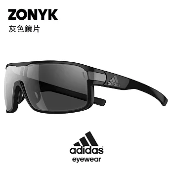 【 ADIDAS 愛迪達 】運動太陽眼鏡 Zonyk 專業運動系列 Performance ( Grey 灰色片 )L亮面黑