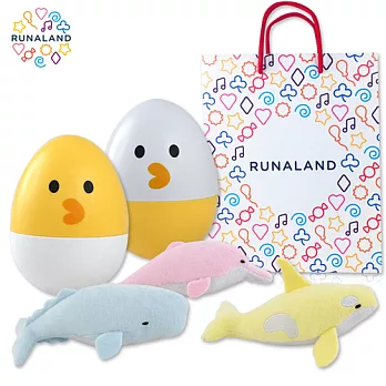 RUNALAND 歡樂洗澡玩具組(不倒蛋+洗澡好朋友)