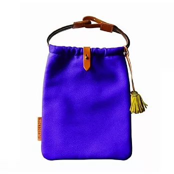 【U】PUREDESIGN - 簡約束口手提肩背包 - L (五色可選) - 紫色