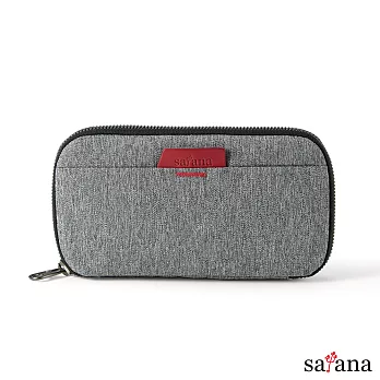 satana - Fresh 輕職人簡約萬用夾 -麻花灰