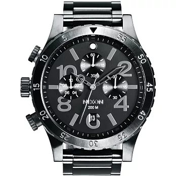 NIXON 48-20 CHRONO 潮流重擊運動腕錶-A486632