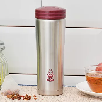 三光牌 新妙用無烤漆真空保溫休閒杯500ml紅色