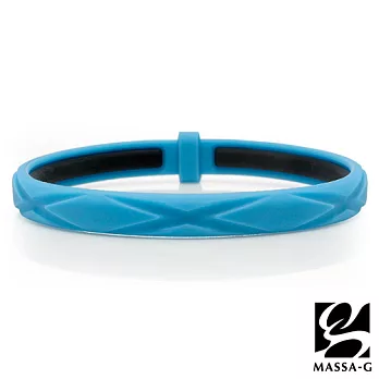 MASSA-G 繽紛炫彩鍺鈦能量手環-藍S