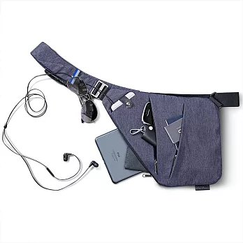 FINO 型男超薄貼身防盜收納包(右手款)爵士藍 (總代理公司貨)