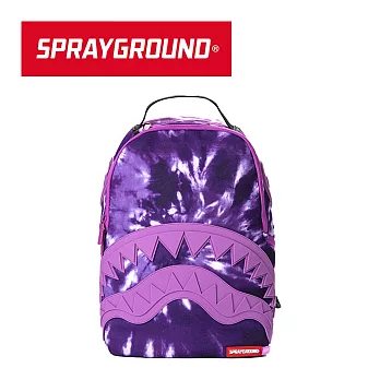 【SPRAYGROUND】DLX 系列 Purple Haze Shark 紫色鯊魚潮流筆電後背包