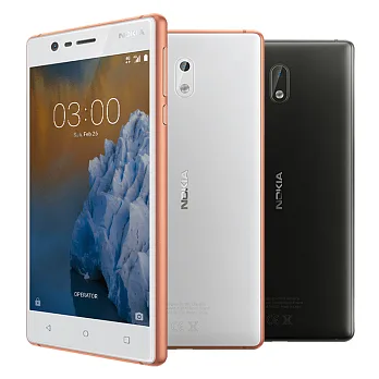 Nokia 3 四核心5吋4G全頻智慧機(2G/16G版)※送支架※爵士黑爵士黑