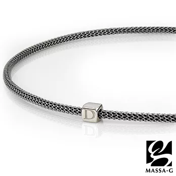MASSA-G Titan X1 4MM超合金鍺鈦項鍊搭配字言字語白鋼字母墬45cm+字母寫備註