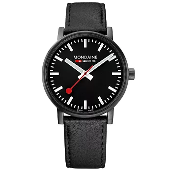 MONDAINE 瑞士國鐵evo2腕錶-40mm/黑