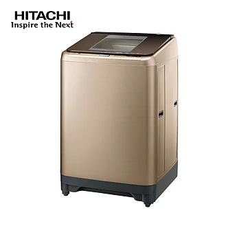 ［HITACHI 日立家電］24公斤 變頻自動槽洗淨洗衣機 香檳金-SF240XWV
