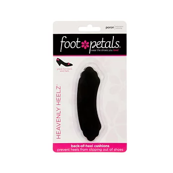 【美國Foot Petals】時尚舒適鞋墊-足跟墊(黑色)FP71066-001足跟墊(黑色)