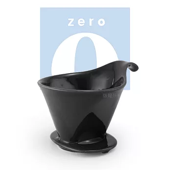 【日本】ZERO JAPAN 素雅陶製雙孔102濾杯 經典黑