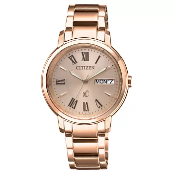 CITIZEN xC  美麗羅馬行時尚腕錶-EW2422-55X