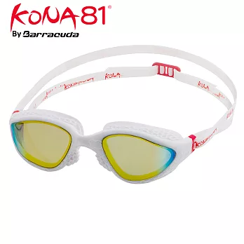 酷吶81 KONA81三鐵泳鏡K945【鐵人三項專用】白