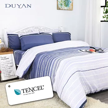 《DUYAN 竹漾》天絲雙人床包三件組- 現代時尚