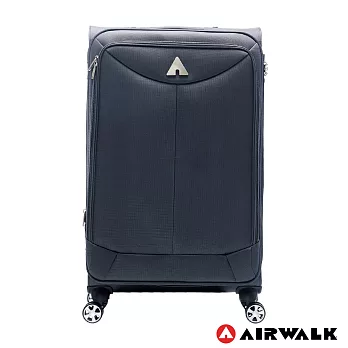 AIRWALK LUGGAGE - 尊爵系列灰色的沉靜 布面拉鍊28吋行李箱 - 安靜灰28吋