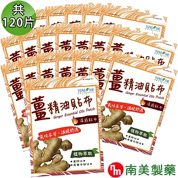 【南美藥廠】薑精油溫感貼布 20入