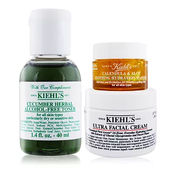 KIEHL’S 契爾氏 冰河保濕凍膜組-國際航空版