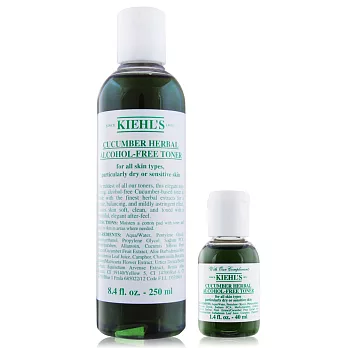 KIEHL’S 契爾氏 小黃瓜植物精華化妝水(250ml)+(40ML)