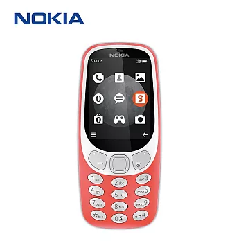 NOKIA 3310 (2017) 2.4 吋手機紅色