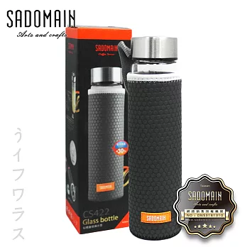 【SADOMAIN】仙德曼雙層護套玻璃壺-420ml-2入組