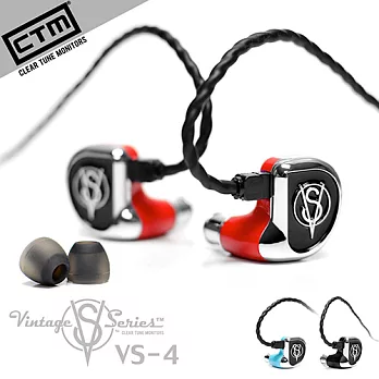 CTM Vintage系列 VS-4 高解析四動鐵單元可換線繞耳式入耳耳機蒂芬尼藍
