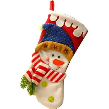 【摩達客】超可愛聖誕雪人造型聖誕襪/耶誕襪