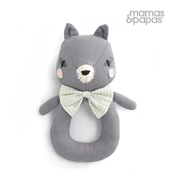 【Mamas & Papas】Abigail Brown 領結貓手搖鈴