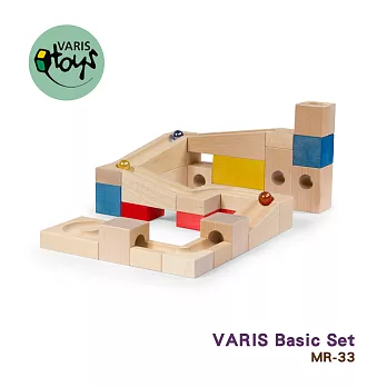 VARIS木製建構積木 - 翻滾吧彈珠33 Parts - MR33