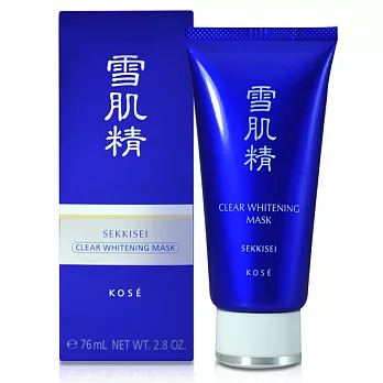 KOSE 高絲 雪肌精淨白黑面膜80g(百貨專櫃貨)