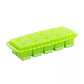 法國mastrad 10格方形按壓製冰盒(綠)