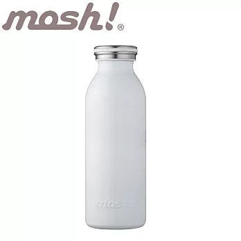 日本 mosh! 牛奶系保溫瓶 350ML牛奶白