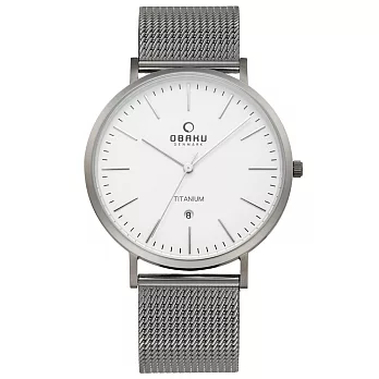 OBAKU 細膩美學日期時尚腕錶-V215GDTIMJ