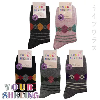 YOUR SHKEING兔羊毛少女襪-YS036/037/038/039-12雙入