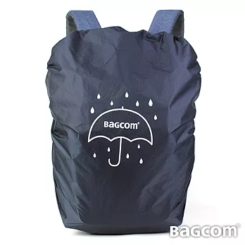 Bagcom 通用型背包防水雨罩-深藍