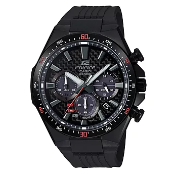 CASIO EDIFICE  三眼聚焦太陽能賽車腕錶-EQS-800CPB-1AVUDF