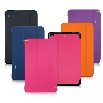 VXTRA ASUS ZenPad 10 Z301MF / Z301M / Z301ML / Z300CL / Z300M 經典皮紋超薄三折保護套微甜桃
