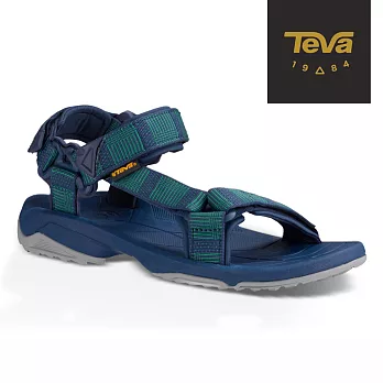 TEVA 美國 男 Terra Fi 經典緹花織帶涼鞋-US11藍