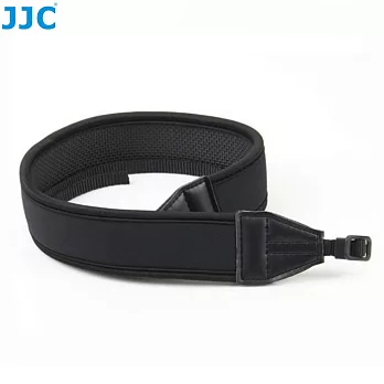 JJC單反單眼相機背帶DSLR相機減壓背帶彈性防滑揹帶NS-N(黑色/無字樣/寬版,寬約42mm,厚近6.5mm)